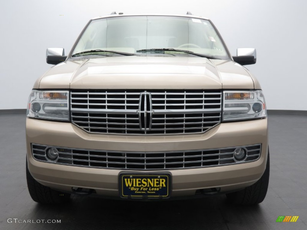 2008 Navigator Luxury - Light French Silk Metallic / Camel/Sand Piping photo #8