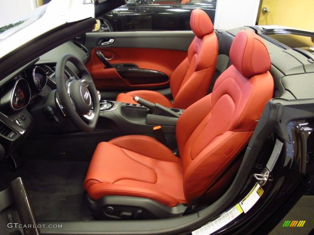 2014 Audi R8 Spyder V10 Front Seat Photo #83797789
