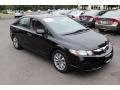 Crystal Black Pearl 2011 Honda Civic EX Sedan Exterior