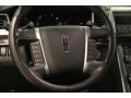 2010 Lincoln MKS Charcoal Black/Fine Line Ebony Interior Steering Wheel Photo