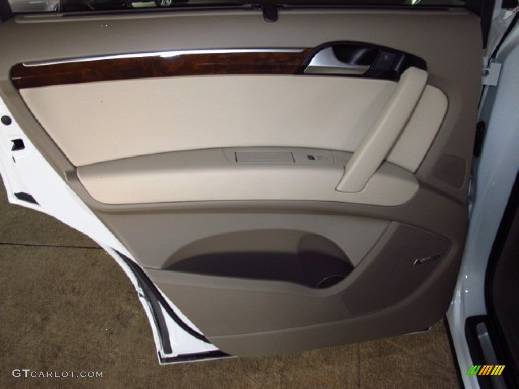 2014 Q7 3.0 TFSI quattro - Carrara White / Cardamom Beige photo #14