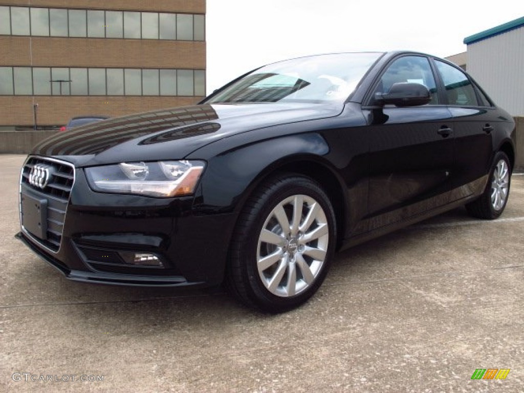Brilliant Black 2014 Audi A4 2.0T Sedan Exterior Photo #83799007