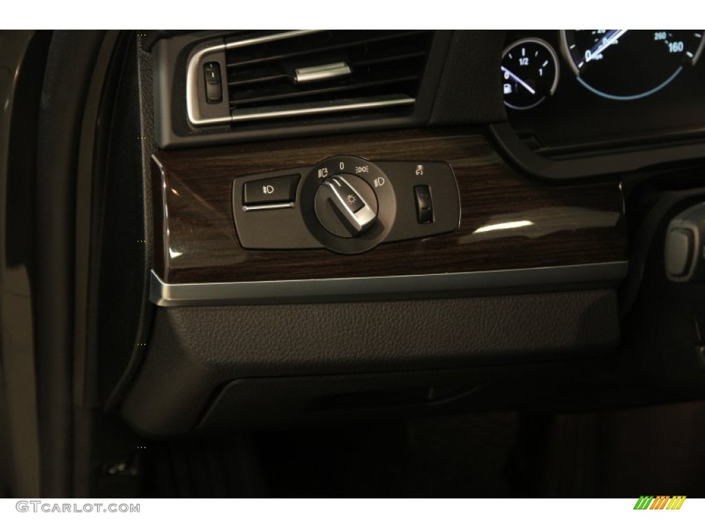 2012 7 Series 750i xDrive Sedan - Dark Graphite Metallic / Black photo #5