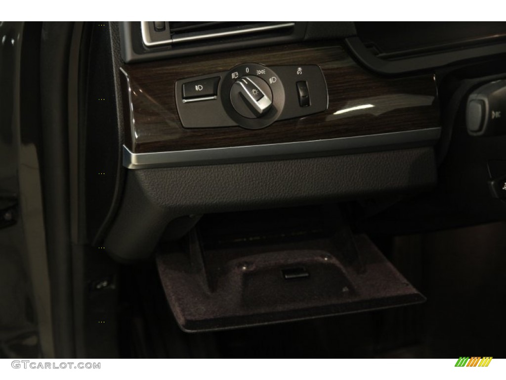 2012 7 Series 750i xDrive Sedan - Dark Graphite Metallic / Black photo #6