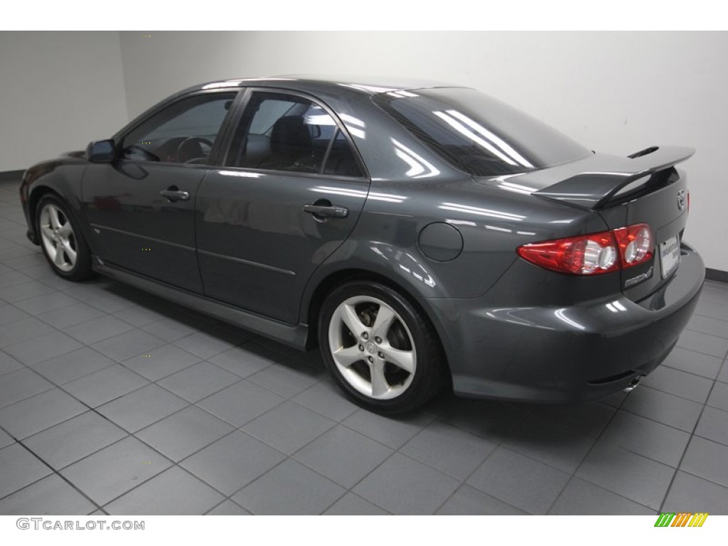 Dark Steel Metallic 2003 Mazda MAZDA6 s Sedan Exterior Photo #83799631