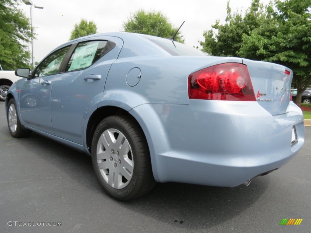 2013 Avenger SE V6 - Crystal Blue Pearl / Black photo #2