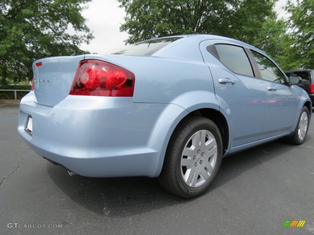 2013 Avenger SE V6 - Crystal Blue Pearl / Black photo #3