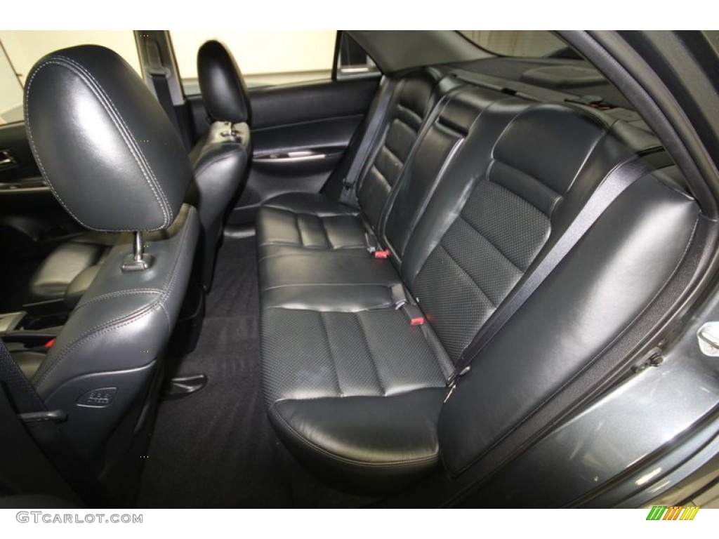 Black Interior 2003 Mazda MAZDA6 s Sedan Photo #83799817