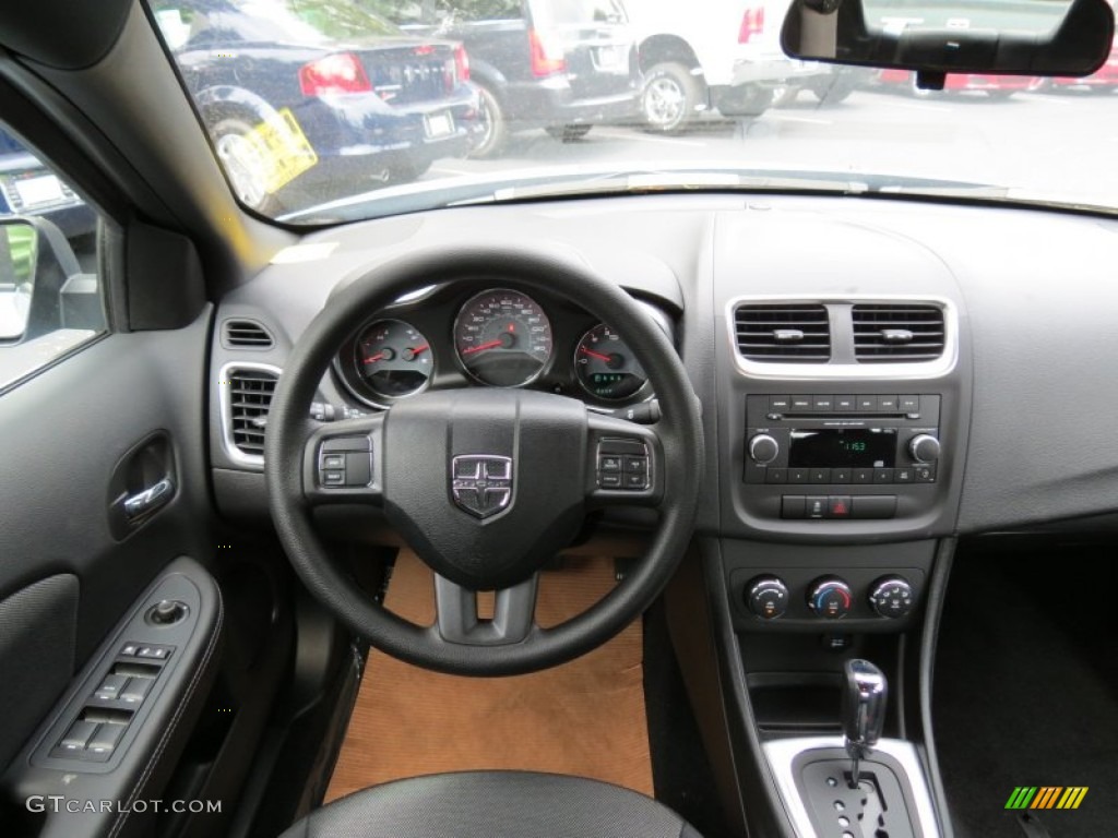 2013 Avenger SE V6 - Crystal Blue Pearl / Black photo #8