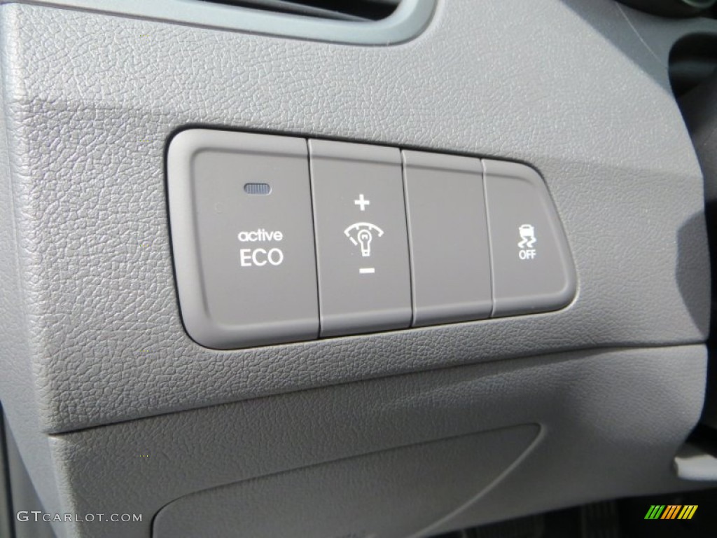 2013 Elantra GLS - Midnight Black / Gray photo #31