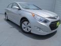 2013 Silver Frost Metallic Hyundai Sonata Hybrid Limited  photo #1