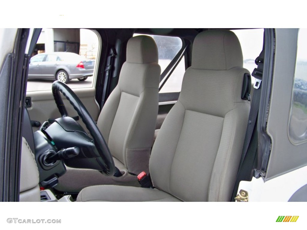 2006 Jeep Wrangler SE 4x4 Front Seat Photo #83800408