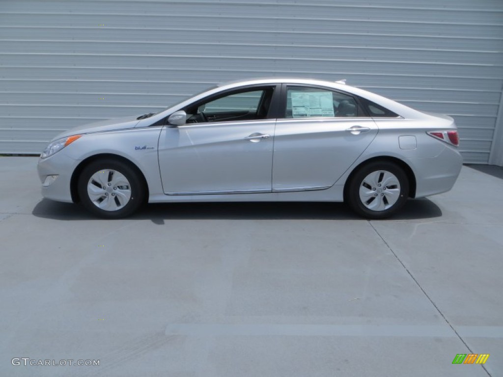 Silver Frost Metallic 2013 Hyundai Sonata Hybrid Limited Exterior Photo #83800486