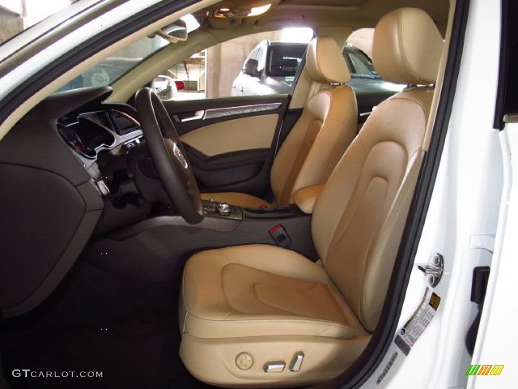 Velvet Beige/Moor Brown Interior 2013 Audi A4 2.0T Sedan Photo #83800510