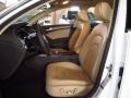 Velvet Beige/Moor Brown Front Seat Photo for 2013 Audi A4 #83800510