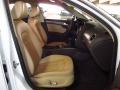 2013 Audi A4 Velvet Beige/Moor Brown Interior Front Seat Photo