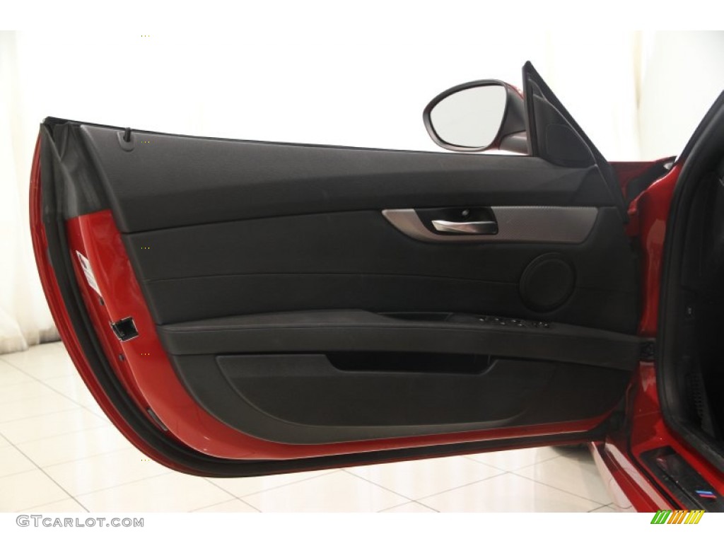 2011 BMW Z4 sDrive30i Roadster Black Door Panel Photo #83800838