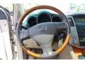 2005 Lexus RX Ivory Interior Steering Wheel Photo