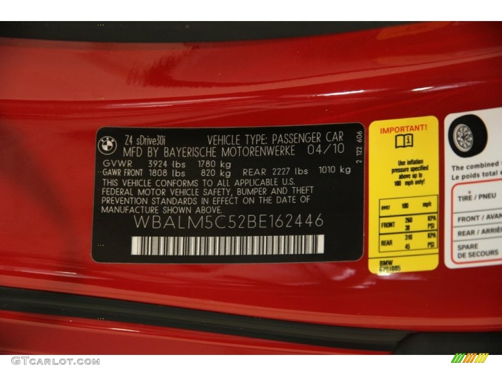 2011 Z4 sDrive30i Roadster - Crimson Red / Black photo #21