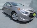 2013 Hyper Silver Metallic Hyundai Sonata Hybrid Limited  photo #2