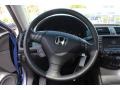 Black 2005 Honda Accord EX-L V6 Coupe Steering Wheel