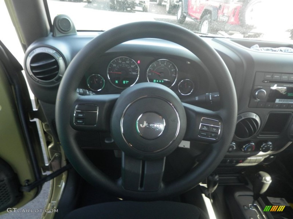 2013 Wrangler Sport 4x4 - Commando Green / Black photo #5