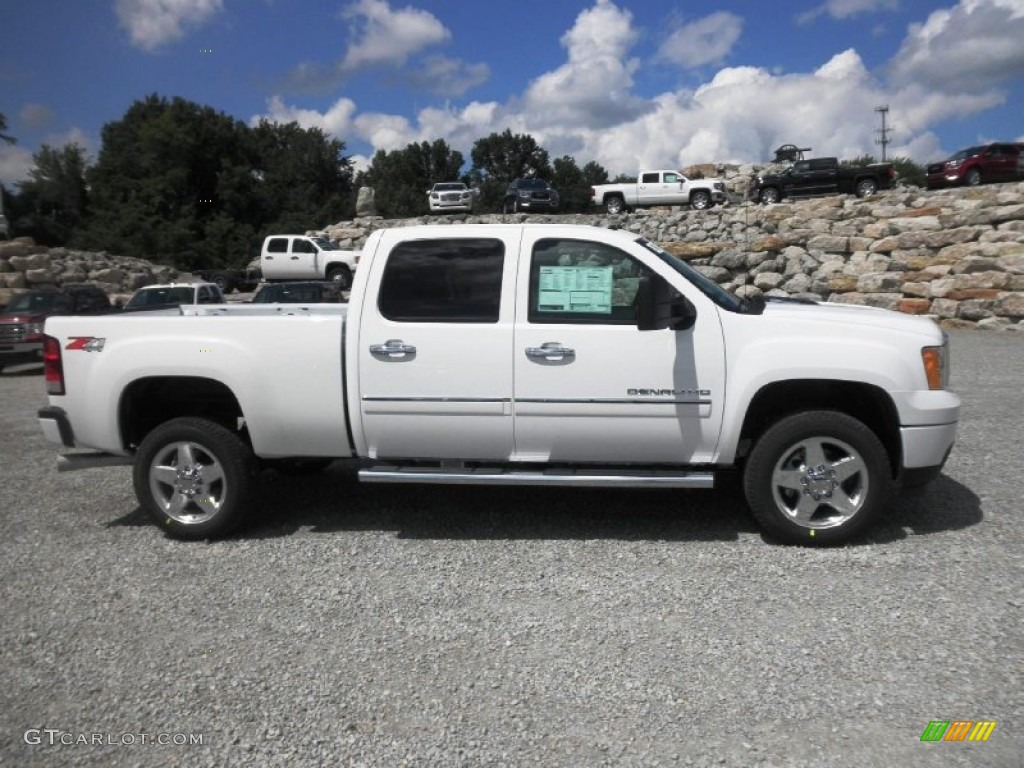 2014 Sierra 2500HD Denali Crew Cab 4x4 - Summit White / Ebony photo #1