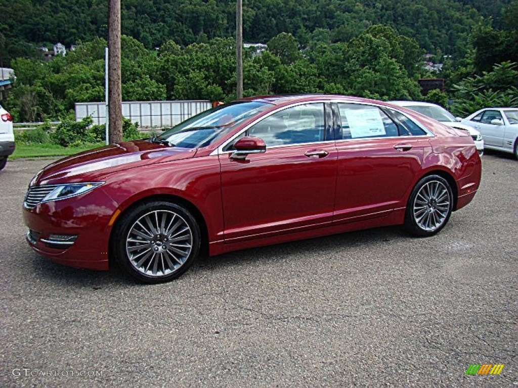 2013 MKZ 2.0L EcoBoost FWD - Ruby Red / Charcoal Black photo #2