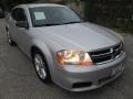Bright Silver Metallic 2012 Dodge Avenger SE V6