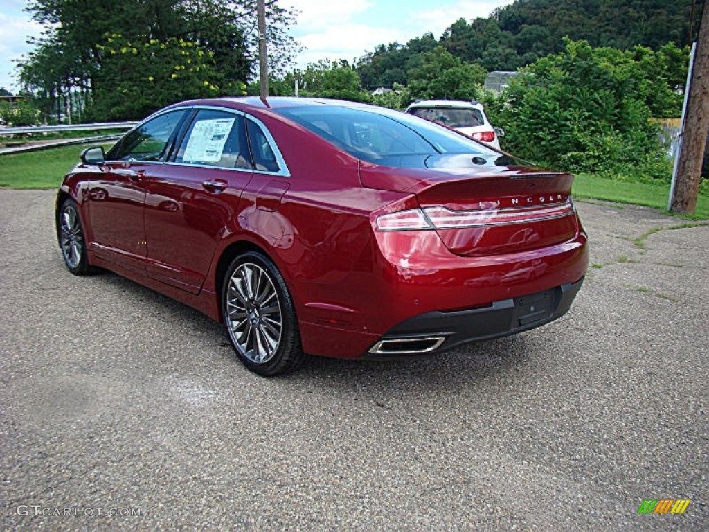 2013 MKZ 2.0L EcoBoost FWD - Ruby Red / Charcoal Black photo #4