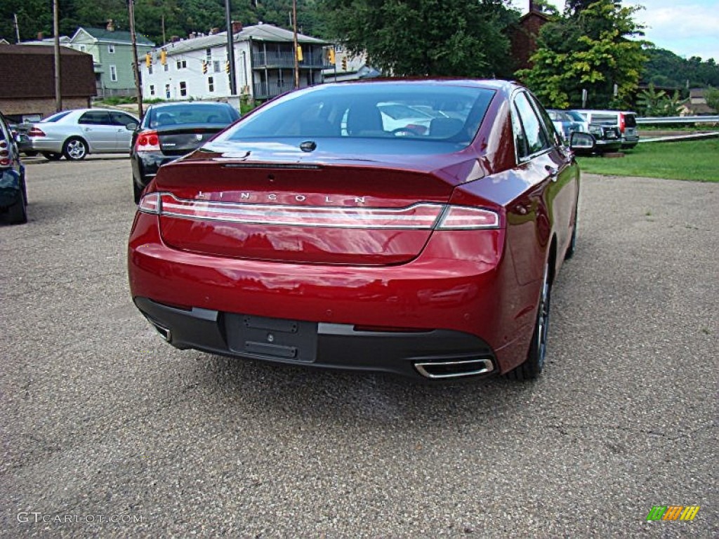 2013 MKZ 2.0L EcoBoost FWD - Ruby Red / Charcoal Black photo #6