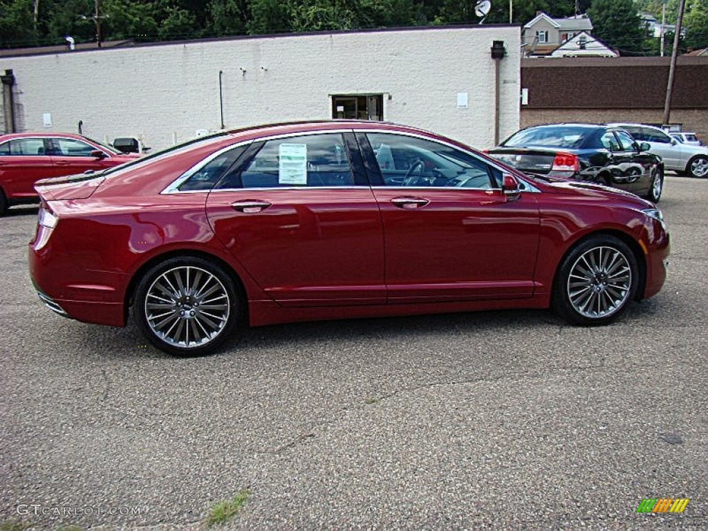 2013 MKZ 2.0L EcoBoost FWD - Ruby Red / Charcoal Black photo #8