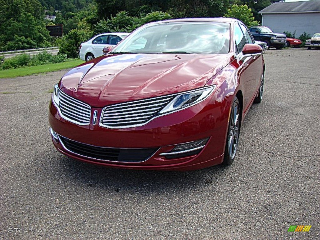 2013 MKZ 2.0L EcoBoost FWD - Ruby Red / Charcoal Black photo #12