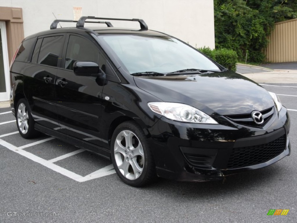 Brilliant Black 2009 Mazda MAZDA5 Sport Exterior Photo #83805430