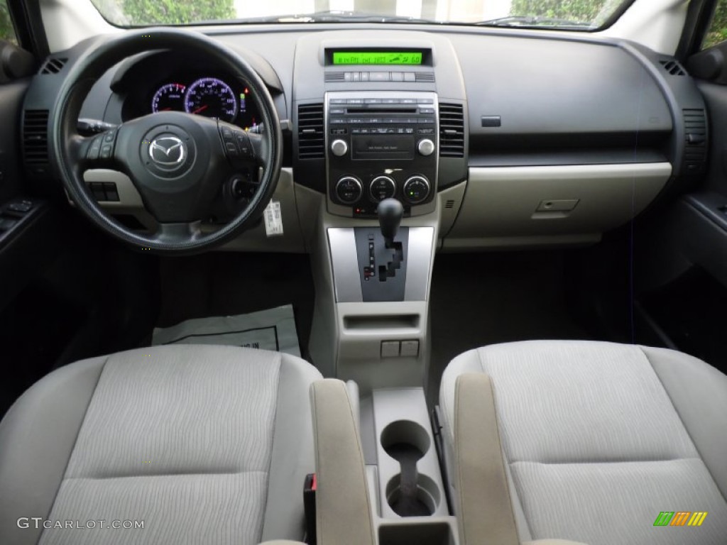 2009 Mazda MAZDA5 Sport Sand Dashboard Photo #83805526