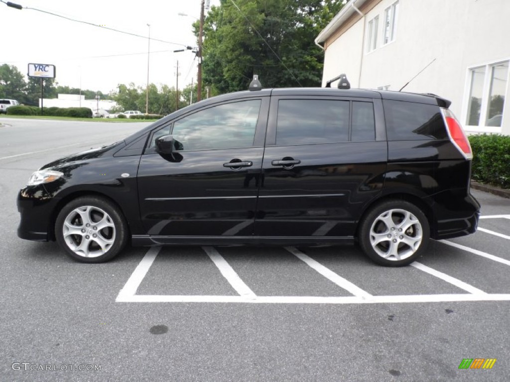 Brilliant Black 2009 Mazda MAZDA5 Sport Exterior Photo #83805673