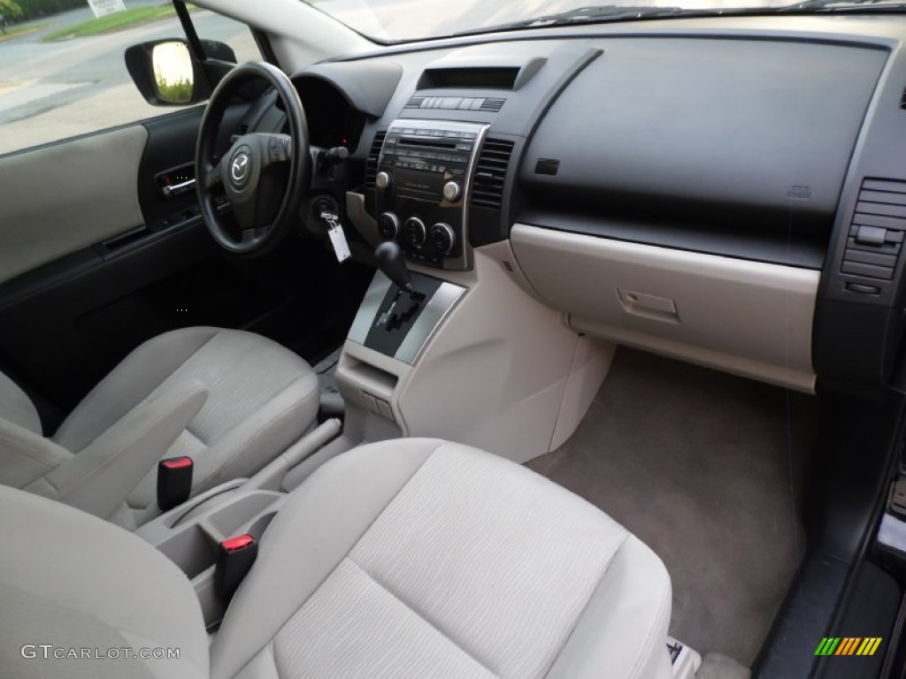 2009 Mazda MAZDA5 Sport Sand Dashboard Photo #83805856