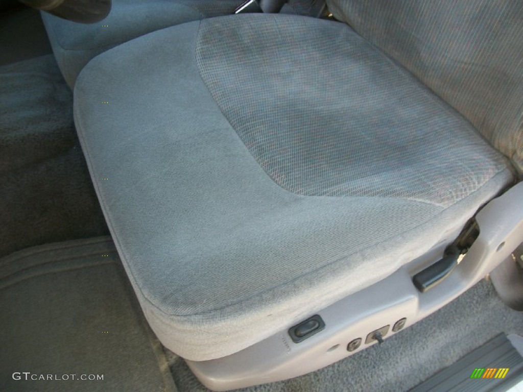 1996 F250 XLT Extended Cab - Oxford White / Grey photo #8