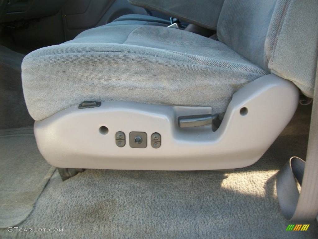 1996 F250 XLT Extended Cab - Oxford White / Grey photo #10
