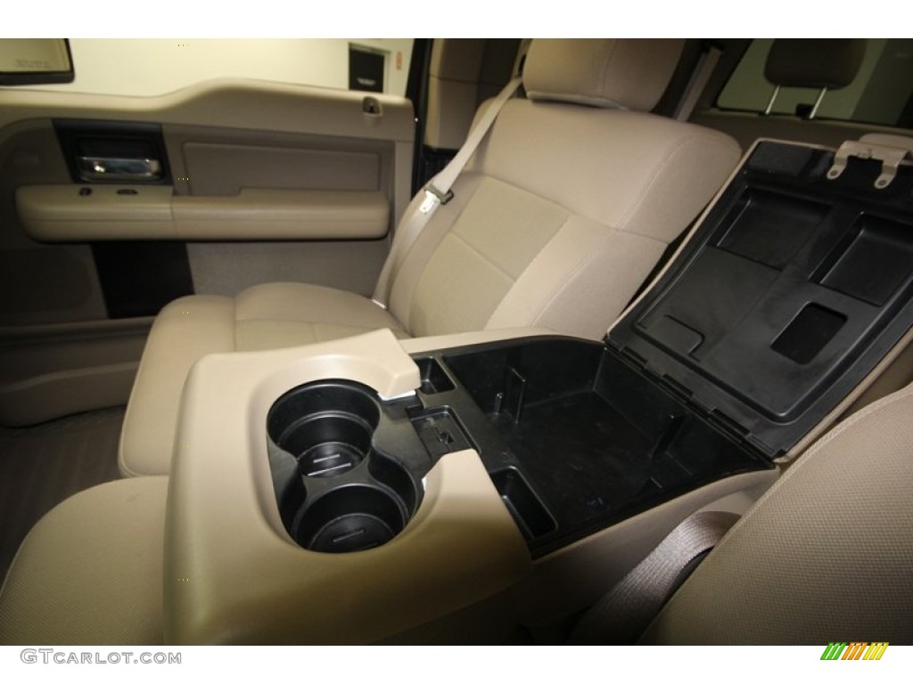 2006 F150 XLT SuperCab - Dark Toreador Red Metallic / Tan photo #22