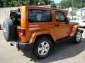 2011 Mango Tango Pearl Jeep Wrangler Sahara 4x4  photo #9