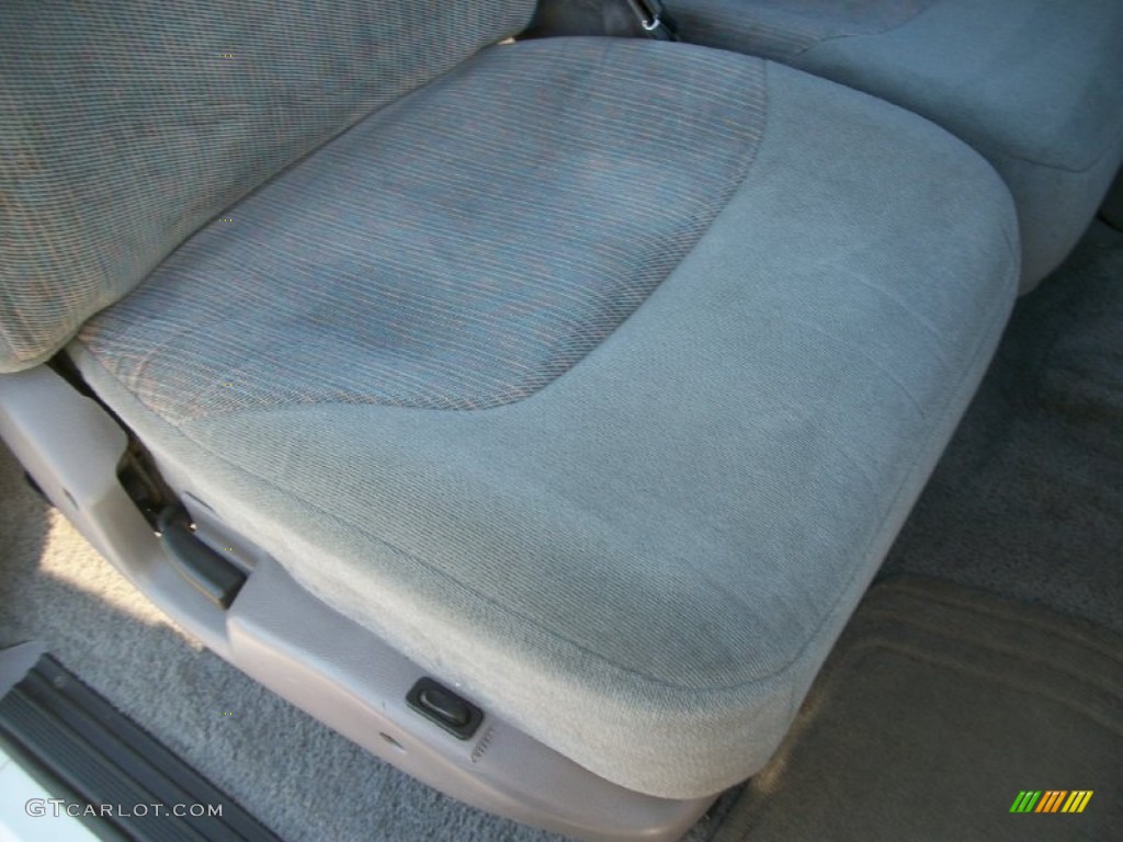 1996 F250 XLT Extended Cab - Oxford White / Grey photo #20