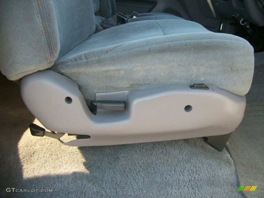 1996 F250 XLT Extended Cab - Oxford White / Grey photo #22