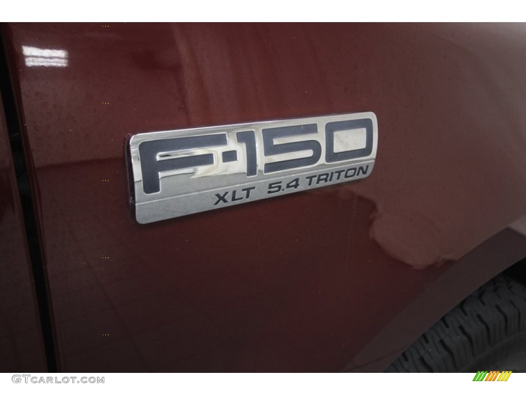 2006 F150 XLT SuperCab - Dark Toreador Red Metallic / Tan photo #35