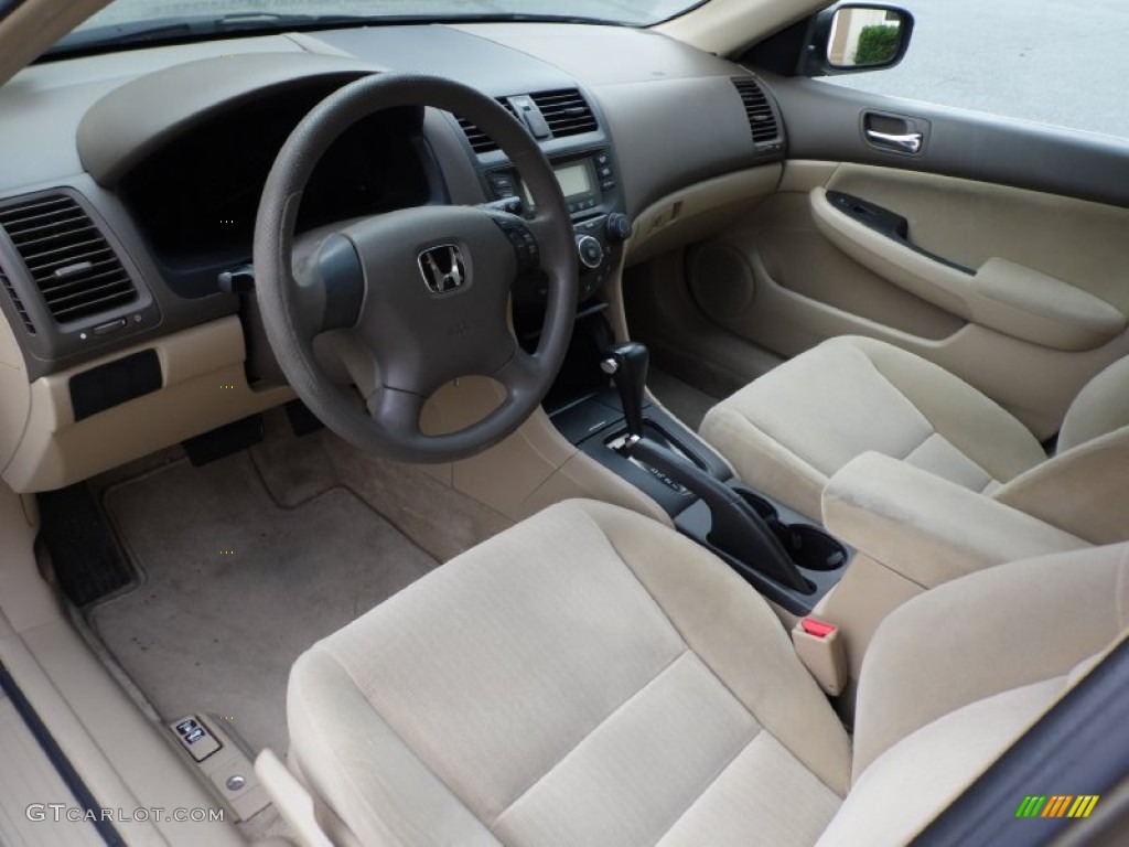 Ivory Interior 2005 Honda Accord LX Sedan Photo #83806730