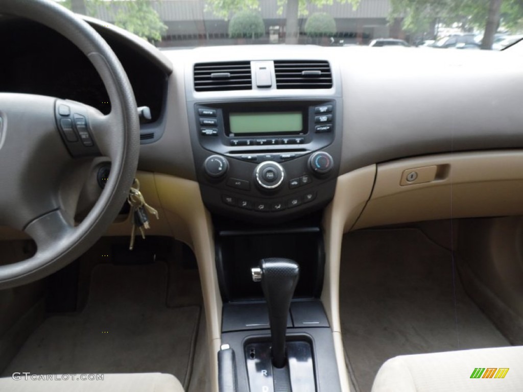 2005 Honda Accord LX Sedan Ivory Dashboard Photo #83806873