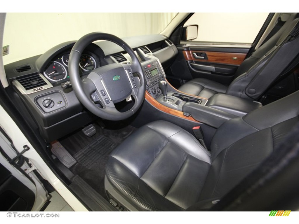 Ebony Black Interior 2007 Land Rover Range Rover Sport HSE Photo #83806957