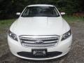 2010 White Platinum Metallic Tri-Coat Ford Taurus SEL  photo #7