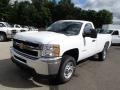 Summit White - Silverado 2500HD WT Regular Cab Photo No. 2