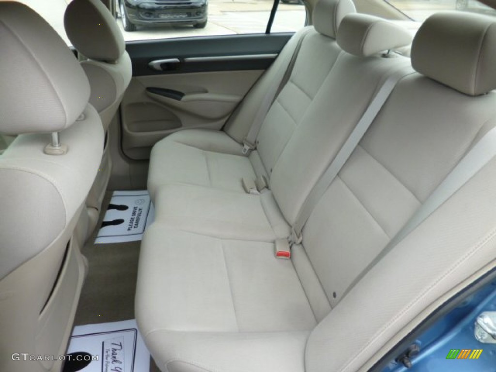 2009 Honda Civic Hybrid Sedan Rear Seat Photo #83809759